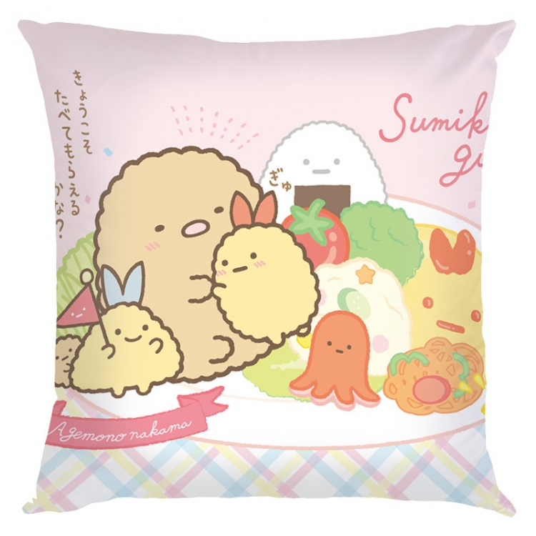 sumikkogurashi Anime square full-color pillow cushion 45X45CM NO FILLING  J3-24