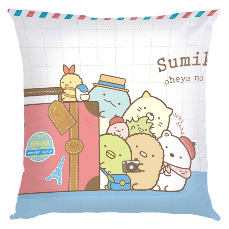 sumikkogurashi Anime square full-color pillow cushion 45X45CM NO FILLING  J3-34