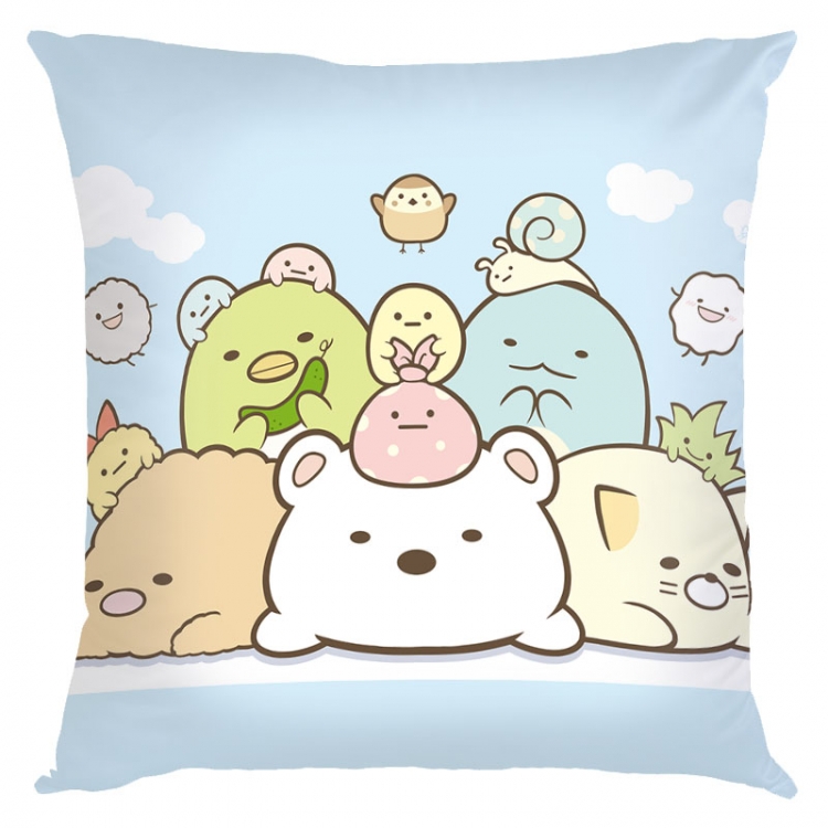 sumikkogurashi Anime square full-color pillow cushion 45X45CM NO FILLING J3-14