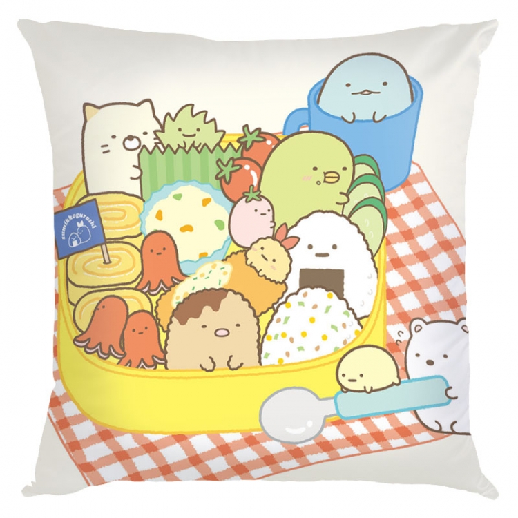 sumikkogurashi Anime square full-color pillow cushion 45X45CM NO FILLING J3-18