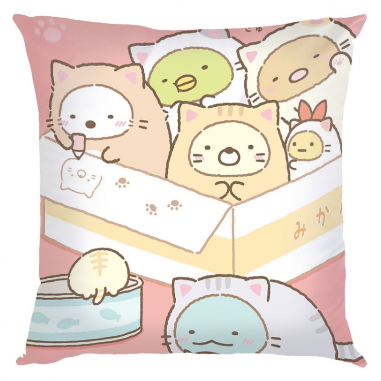 sumikkogurashi Anime square full-color pillow cushion 45X45CM NO FILLING J3-29