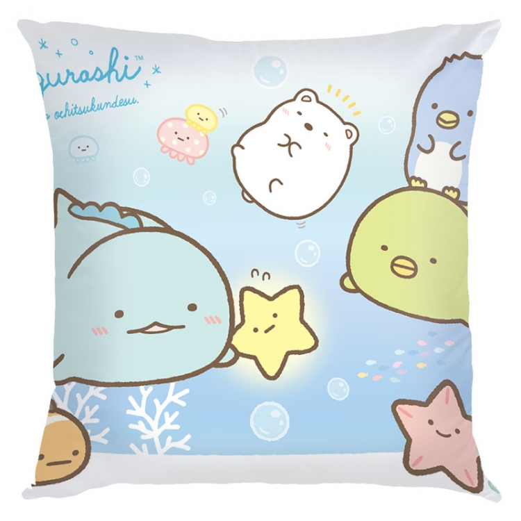 sumikkogurashi Anime square full-color pillow cushion 45X45CM NO FILLING J3-6