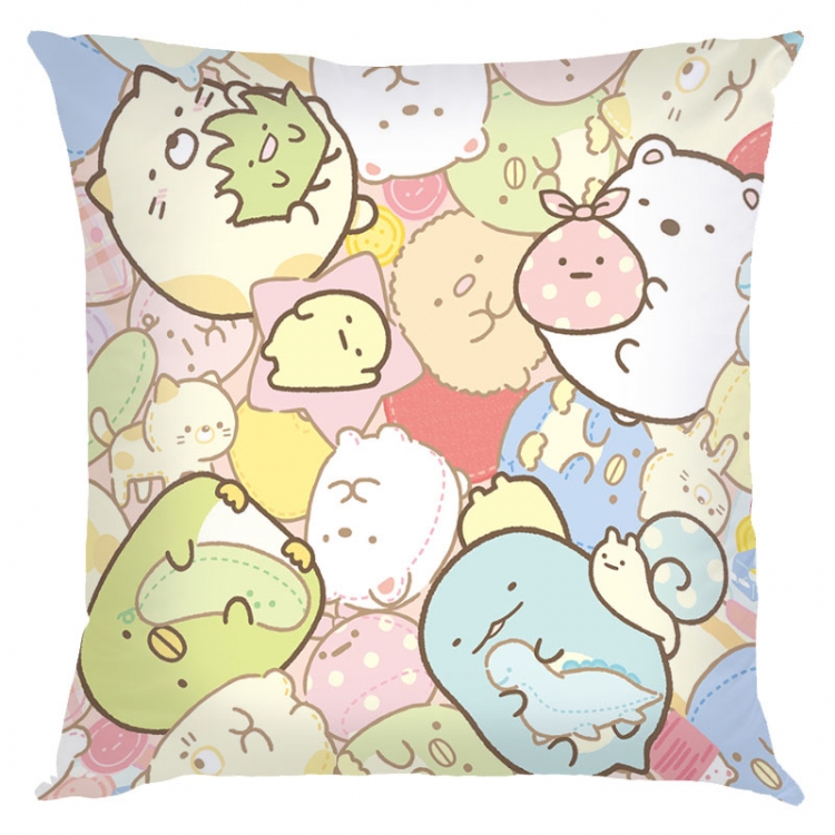 sumikkogurashi Anime square full-color pillow cushion 45X45CM NO FILLING J3-40