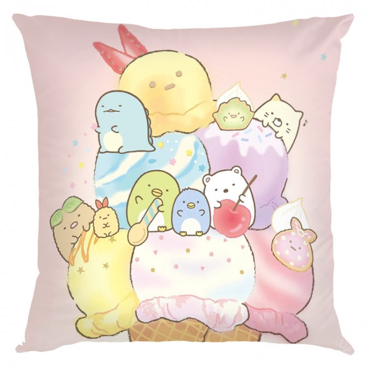 sumikkogurashi Anime square full-color pillow cushion 45X45CM NO FILLING J3-23