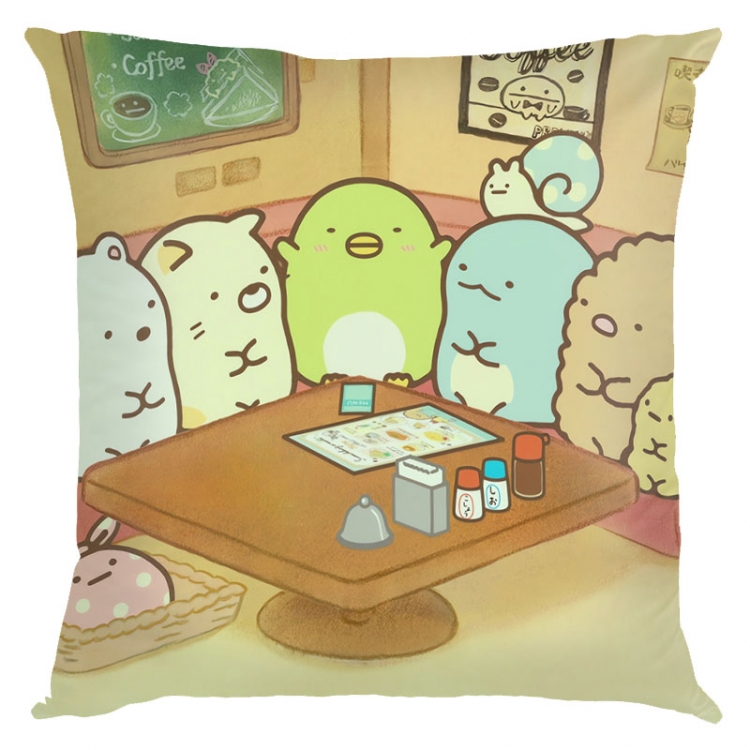 sumikkogurashi Anime square full-color pillow cushion 45X45CM NO FILLING J3-13