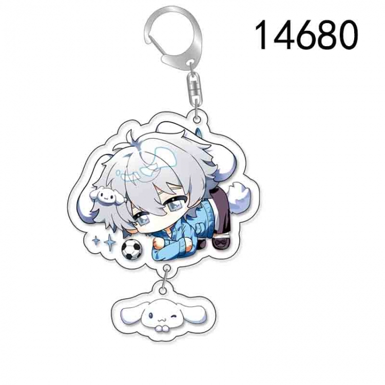 BLUE LOCK Anime acrylic Pendant Key Chain  price for 5 pcs 14680