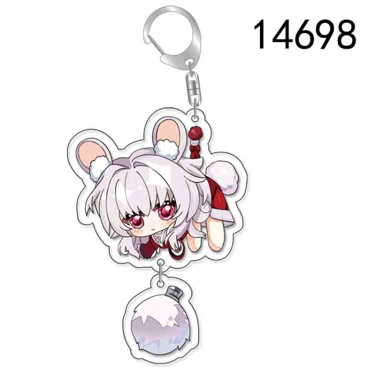 Collapse Honkai: Star Anime acrylic Pendant Key Chain  price for 5 pcs 14698