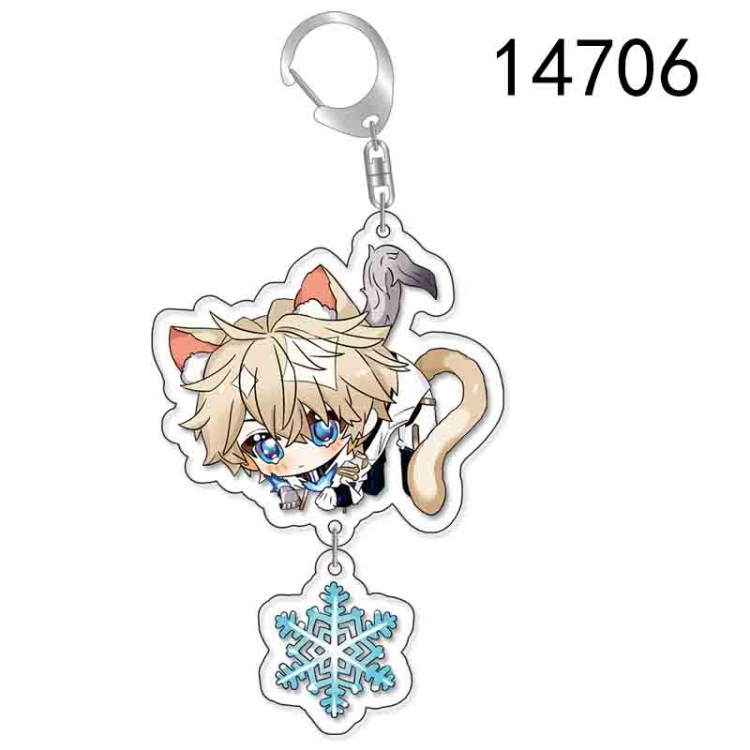 Collapse Honkai: Star Anime acrylic Pendant Key Chain  price for 5 pcs 14706