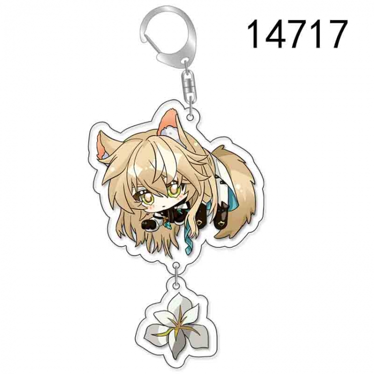 Collapse Honkai: Star Anime acrylic Pendant Key Chain  price for 5 pcs 14717