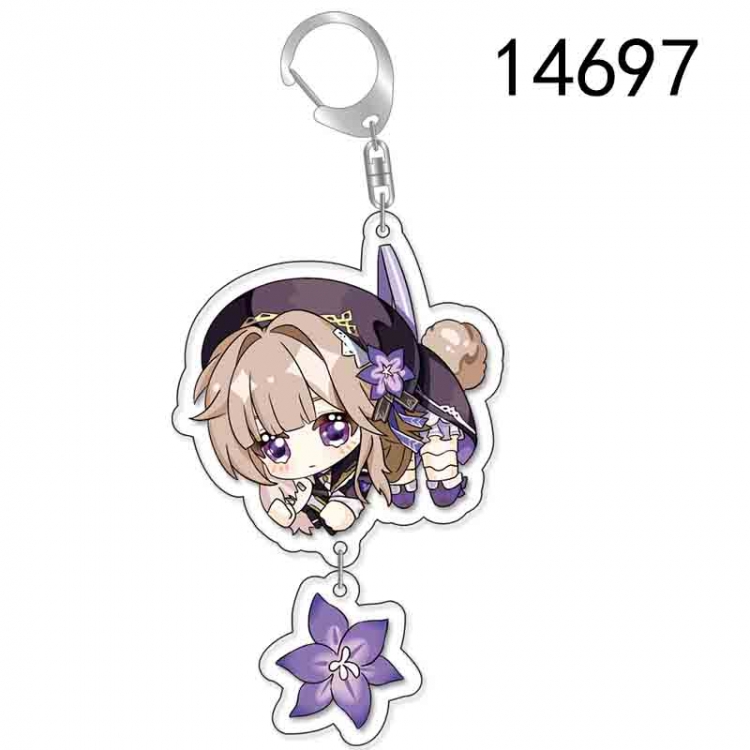 Collapse Honkai: Star Anime acrylic Pendant Key Chain  price for 5 pcs 14697