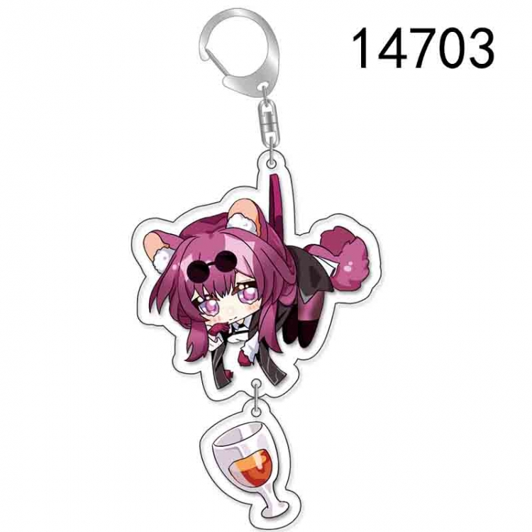 Collapse Honkai: Star Anime acrylic Pendant Key Chain  price for 5 pcs 14703