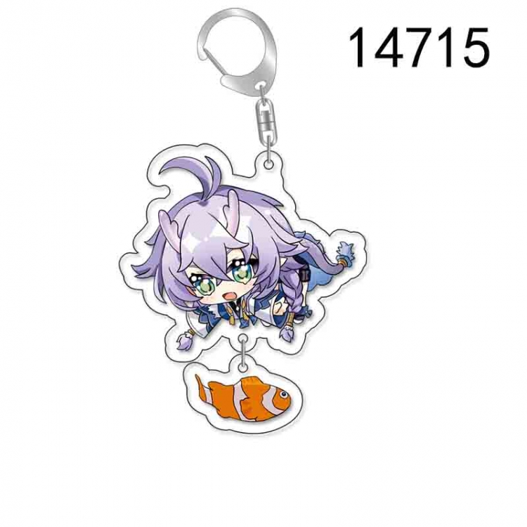 Collapse Honkai: Star Anime acrylic Pendant Key Chain  price for 5 pcs 14715