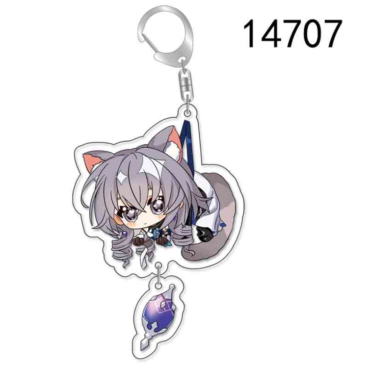 Collapse Honkai: Star Anime acrylic Pendant Key Chain  price for 5 pcs 14707