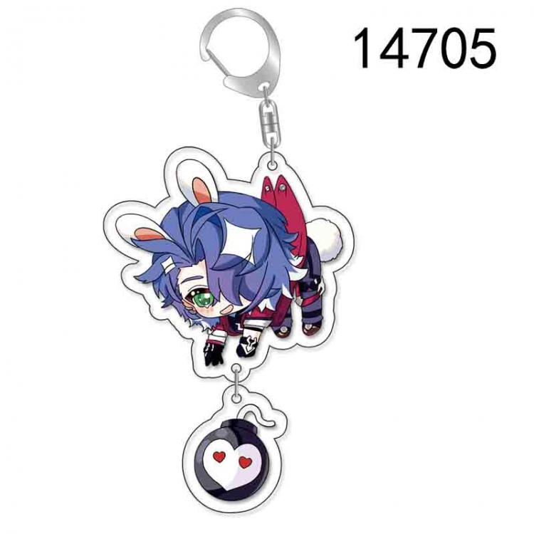 Collapse Honkai: Star Anime acrylic Pendant Key Chain  price for 5 pcs 14705