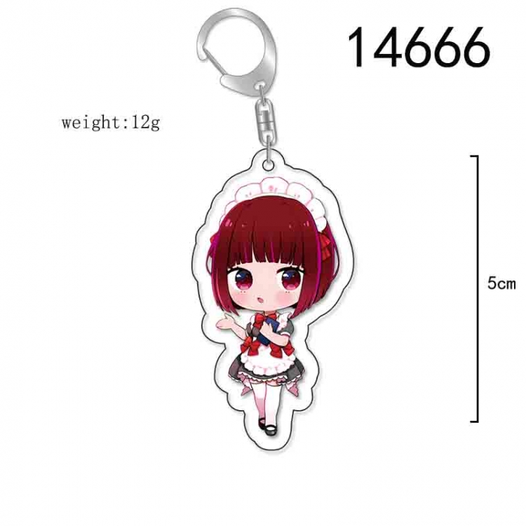 Oshi no ko Anime Acrylic Keychain Charm price for 5 pcs 14666