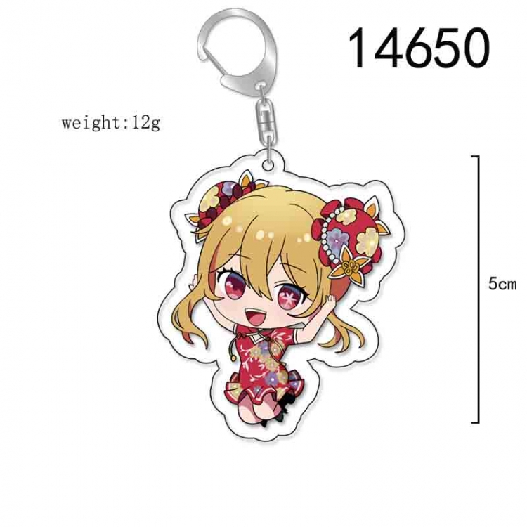 Oshi no ko Anime Acrylic Keychain Charm price for 5 pcs 14650