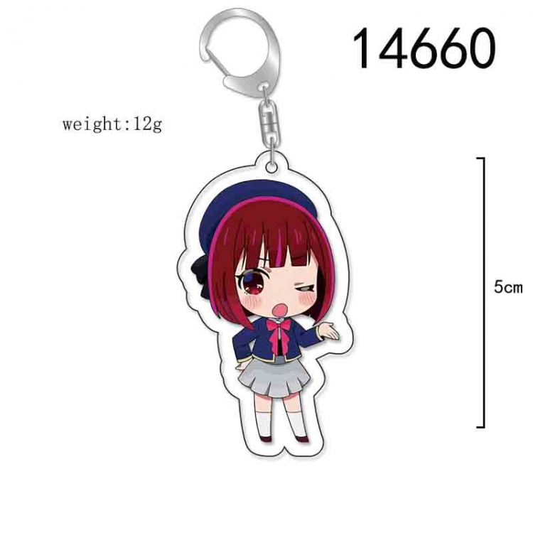 Oshi no ko Anime Acrylic Keychain Charm price for 5 pcs 14660