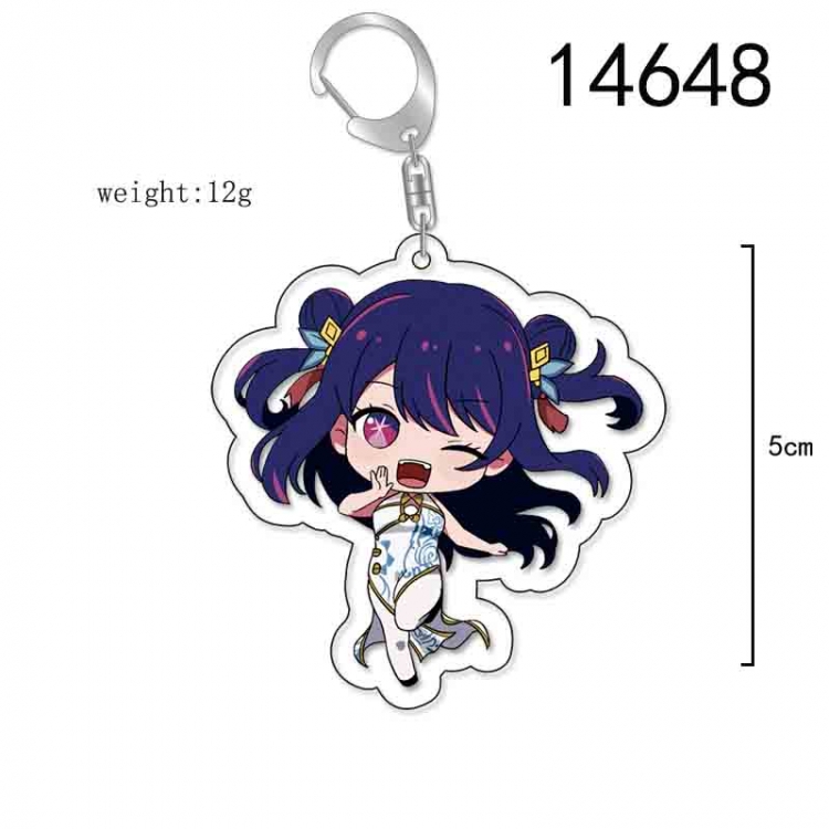 Oshi no ko Anime Acrylic Keychain Charm price for 5 pcs 14648