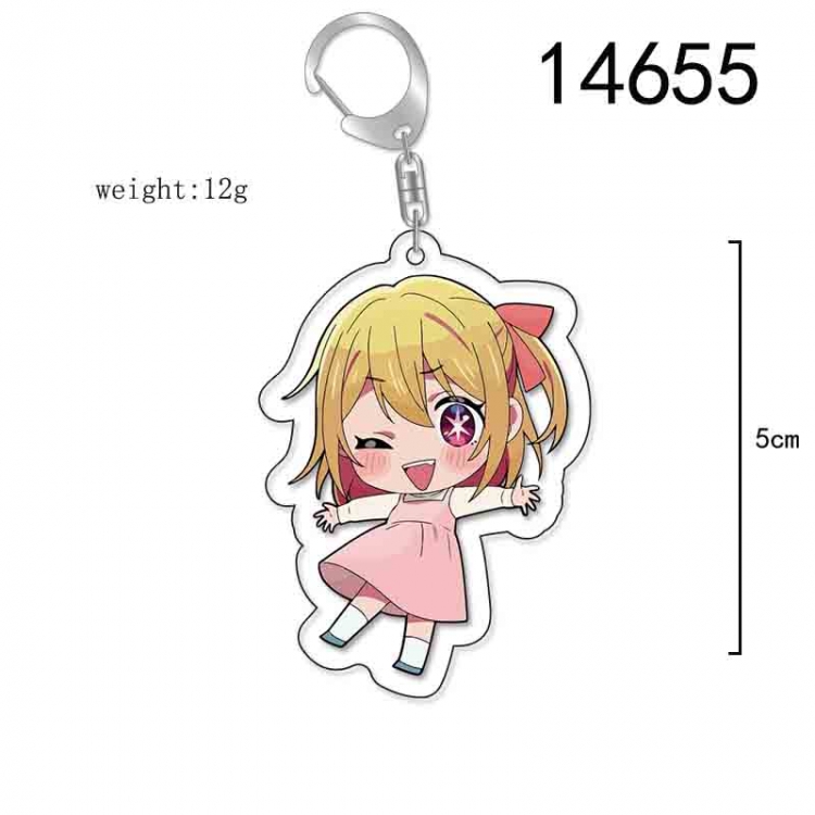 Oshi no ko Anime Acrylic Keychain Charm price for 5 pcs 14655