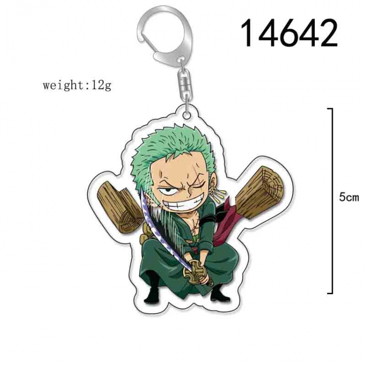 One Piece Anime Acrylic Keychain Charm price for 5 pcs 14642
