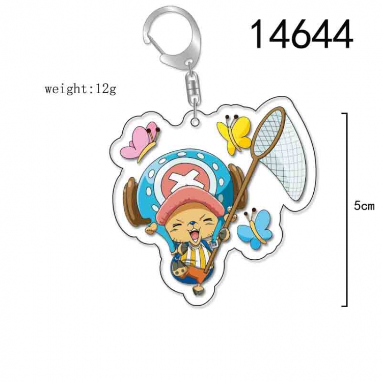 One Piece Anime Acrylic Keychain Charm price for 5 pcs 14644