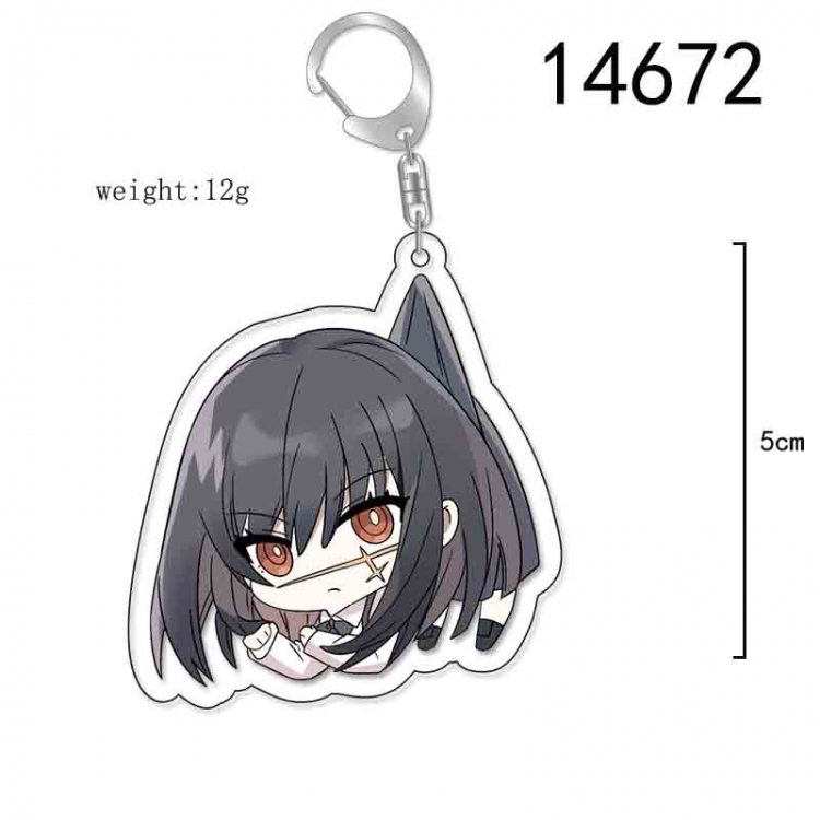 Chainsaw man Anime Acrylic Keychain Charm price for 5 pcs 14672