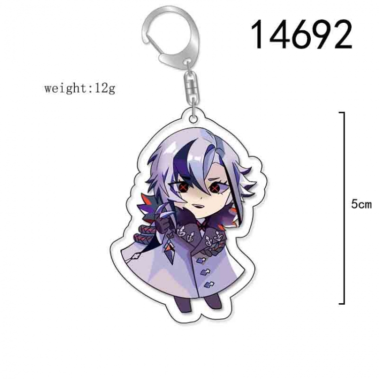 Genshin Impact Anime Acrylic Keychain Charm price for 5 pcs 14692