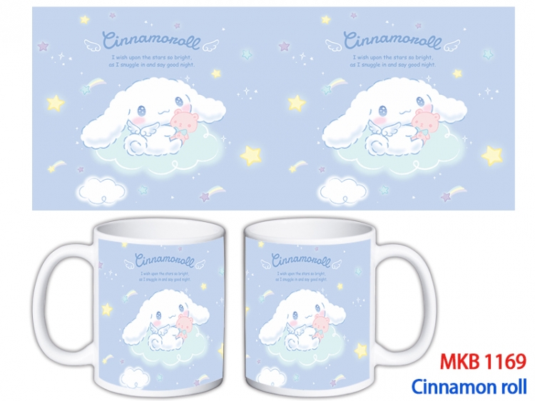 Cinnamoroll Anime color printing ceramic mug cup price for 5 pcs MKB-1169