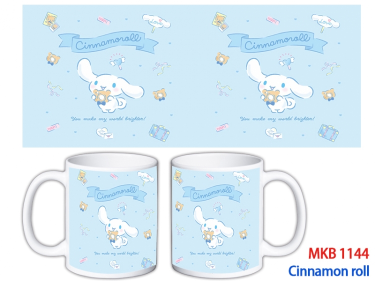 Cinnamoroll Anime color printing ceramic mug cup price for 5 pcs MKB-1144