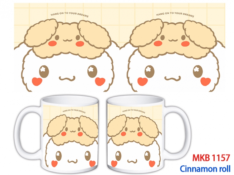 Cinnamoroll Anime color printing ceramic mug cup price for 5 pcs MKB-1157