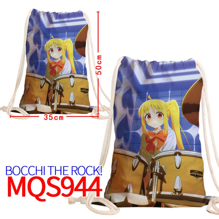 Bocchi the Rock Canvas drawstring pocket backpack 50x35cm