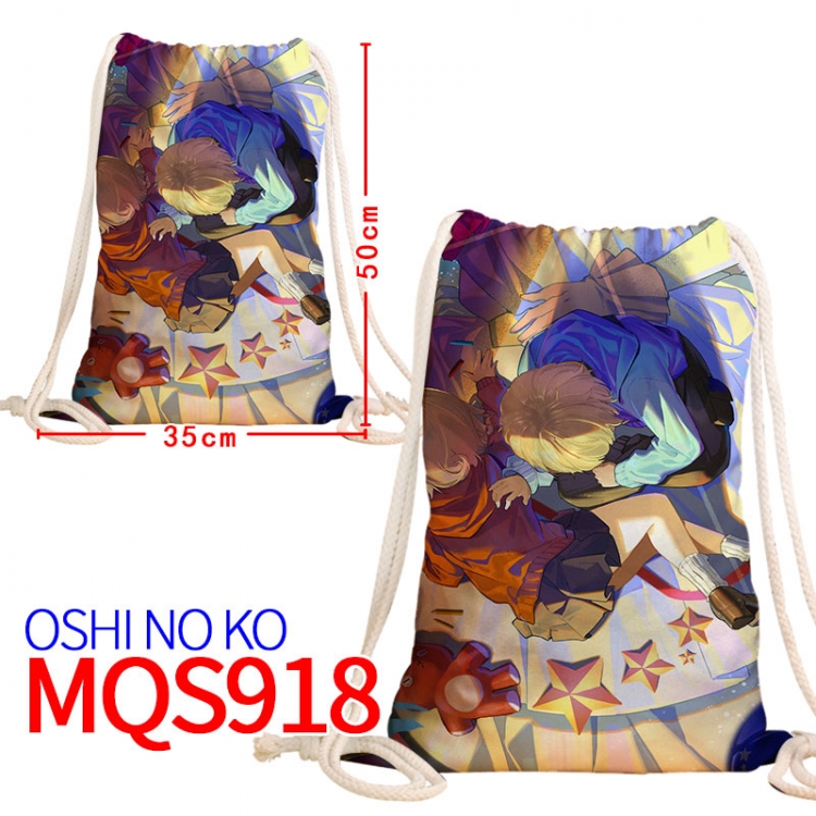 Oshi no ko Canvas drawstring pocket backpack 50x35cm MQS-918