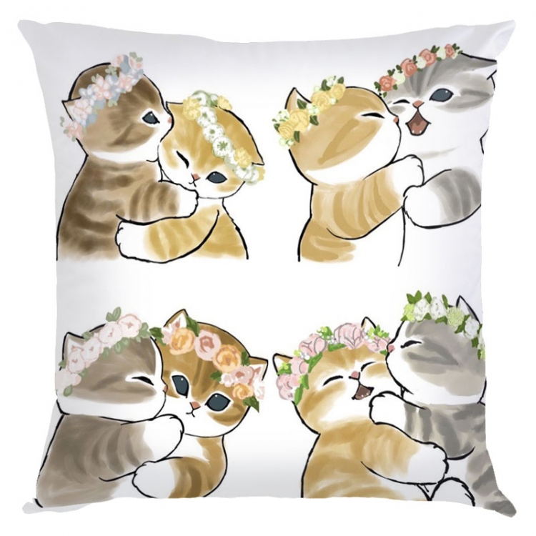 SharkCat Anime square full-color pillow cushion 45X45CM NO FILLING S4-68