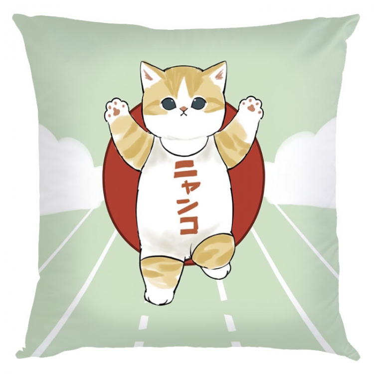 SharkCat Anime square full-color pillow cushion 45X45CM NO FILLING  S4-64