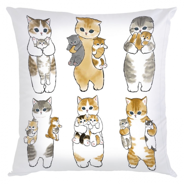 SharkCat Anime square full-color pillow cushion 45X45CM NO FILLING  S4-72