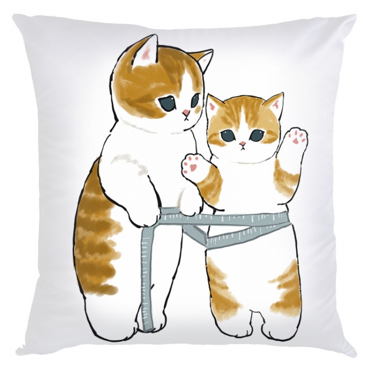 SharkCat Anime square full-color pillow cushion 45X45CM NO FILLING S4-22