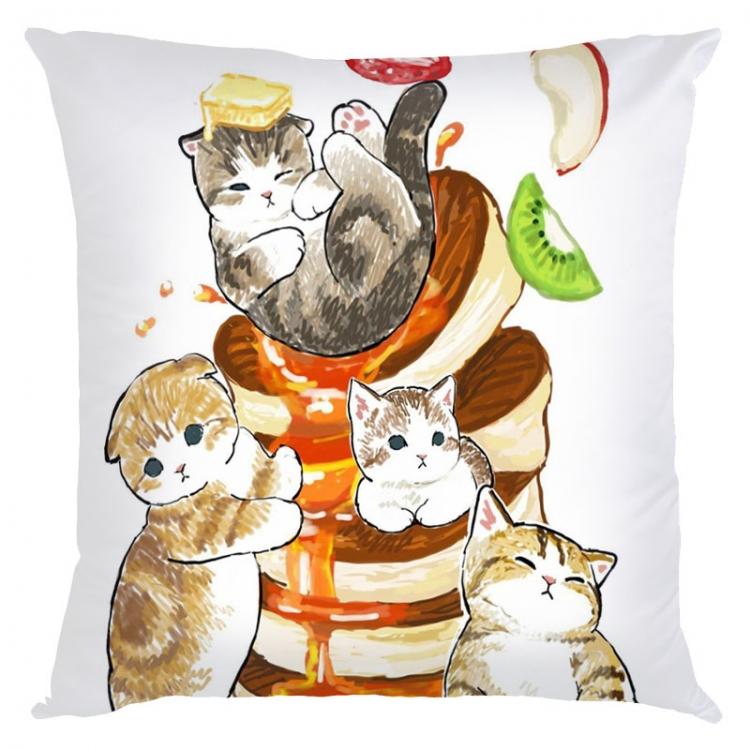 SharkCat Anime square full-color pillow cushion 45X45CM NO FILLING  S4-39