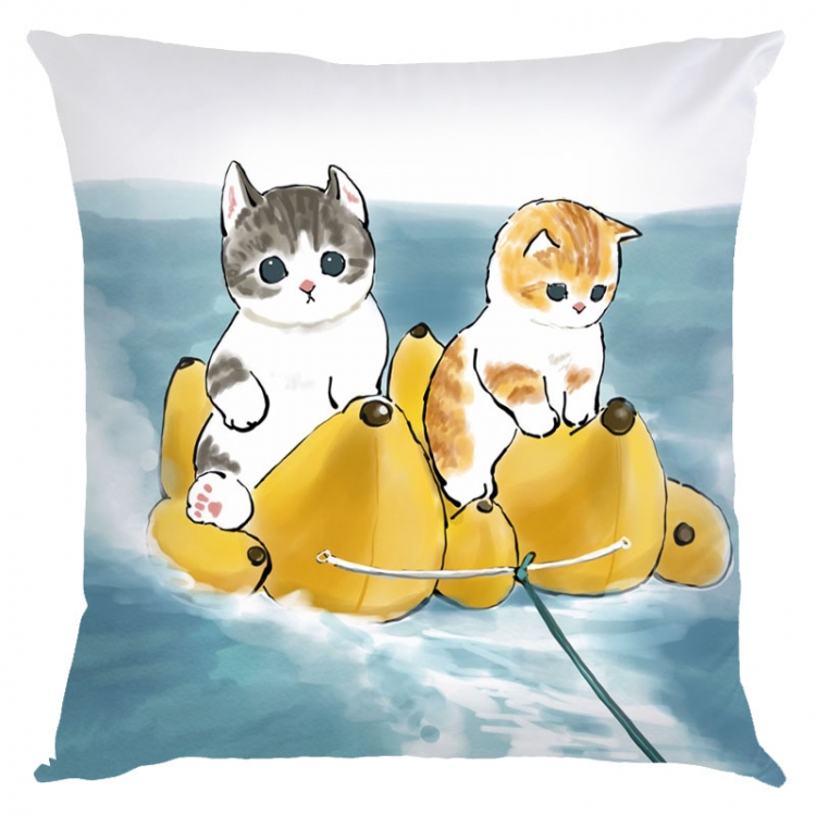 SharkCat Anime square full-color pillow cushion 45X45CM NO FILLING S4-76