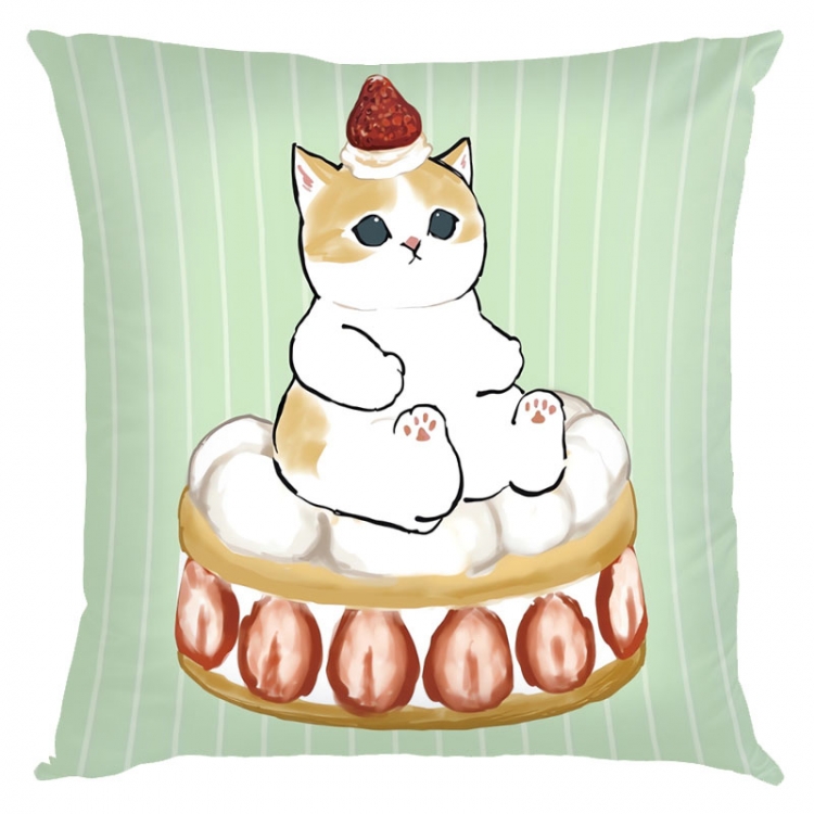 SharkCat Anime square full-color pillow cushion 45X45CM NO FILLING S4-2