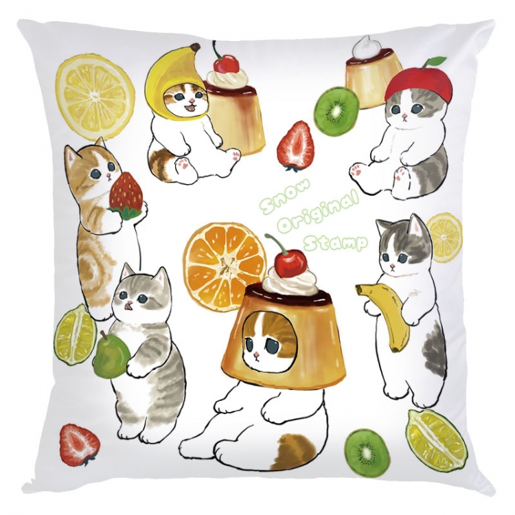 SharkCat Anime square full-color pillow cushion 45X45CM NO FILLING S4-43