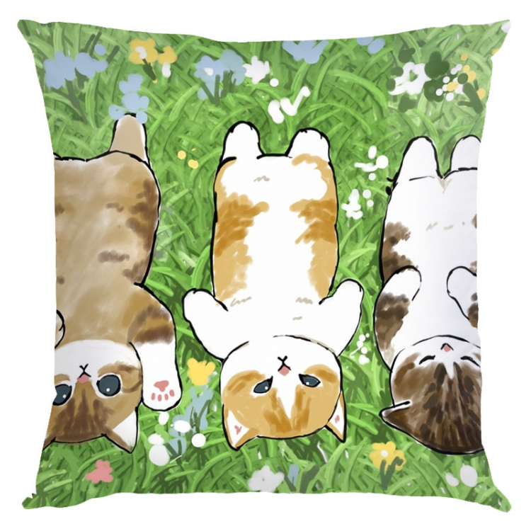 SharkCat Anime square full-color pillow cushion 45X45CM NO FILLING  S4-12