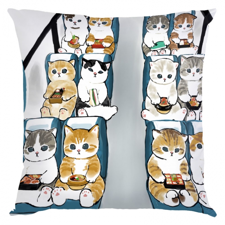 SharkCat Anime square full-color pillow cushion 45X45CM NO FILLING S4-52