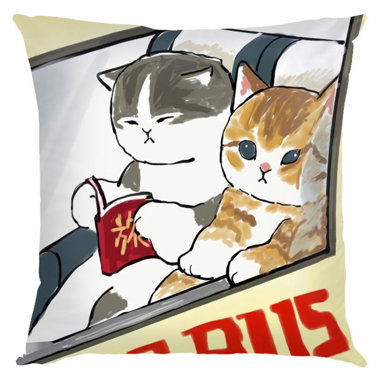 SharkCat Anime square full-color pillow cushion 45X45CM NO FILLING S4-31