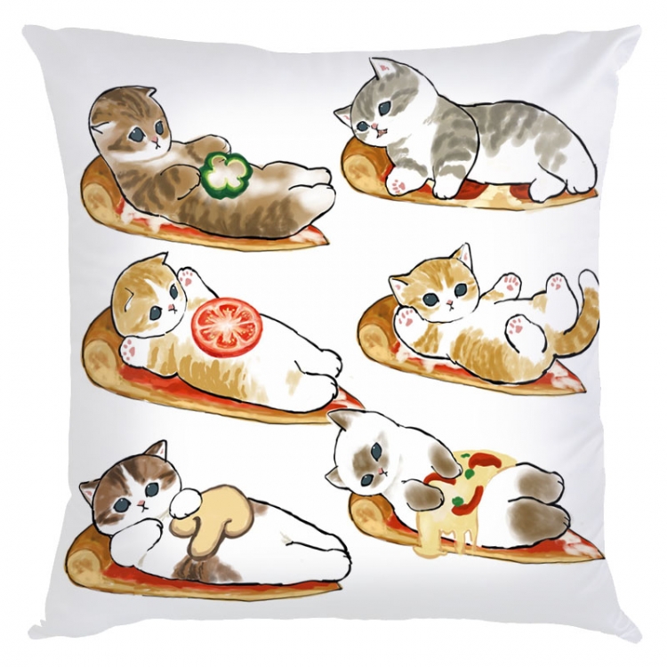 SharkCat Anime square full-color pillow cushion 45X45CM NO FILLING S4-32