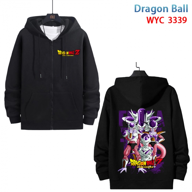 DRAGON BALL Anime cotton zipper patch pocket sweater from S to 3XL WYC-3339-3