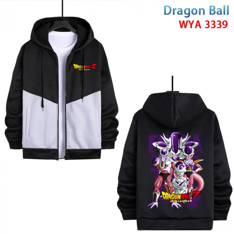 DRAGON BALL Anime cotton zipper patch pocket sweater from S to 3XL WYA-3339-3