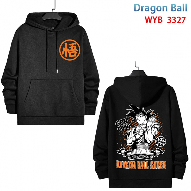 DRAGON BALL Anime color contrast patch pocket sweater from XS to 4XL WYB-3327-3