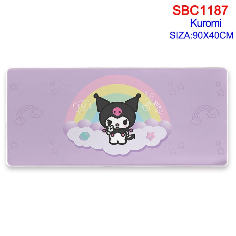 Kuromi Anime peripheral edge lock mouse pad 90X40CM  SBC-1187-2
