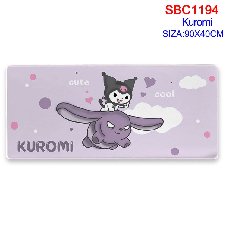 Kuromi Anime peripheral edge lock mouse pad 90X40CM  SBC-1194-2