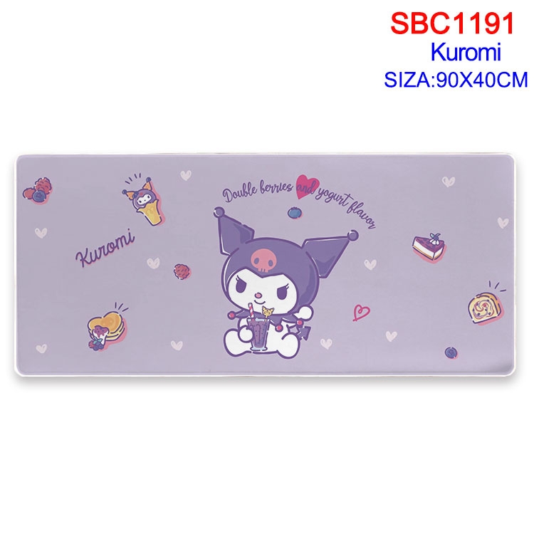 Kuromi Anime peripheral edge lock mouse pad 90X40CM SBC-1191-2